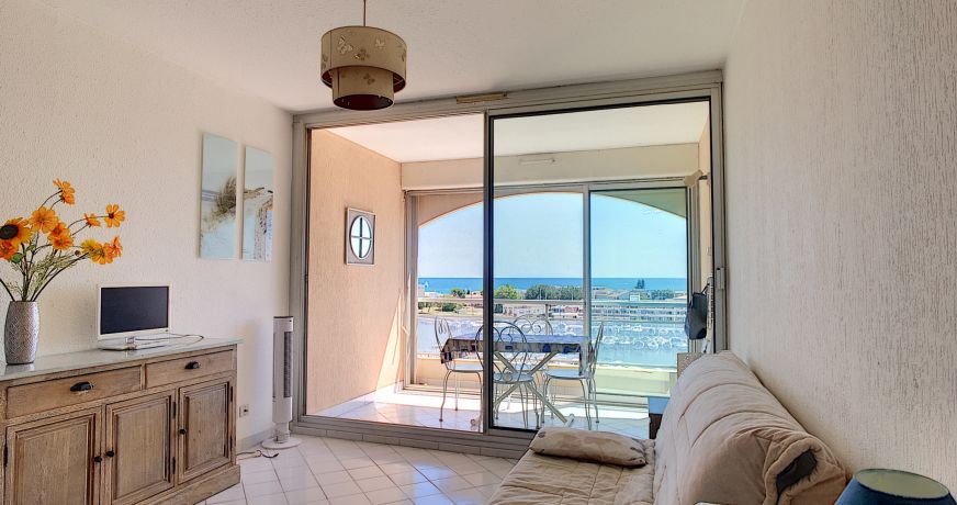 en location saisonnière Studio cabine Carnon