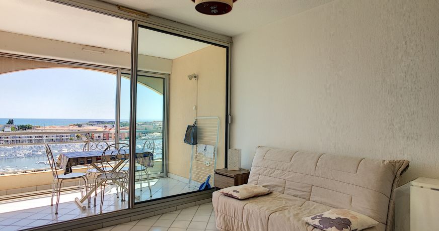 en location saisonnière Studio cabine Carnon