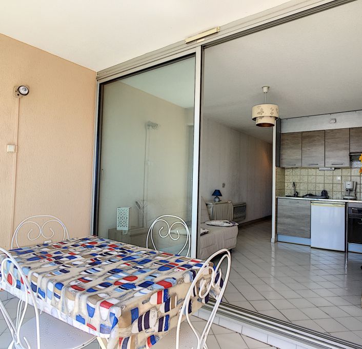 en location saisonnière Studio cabine Carnon