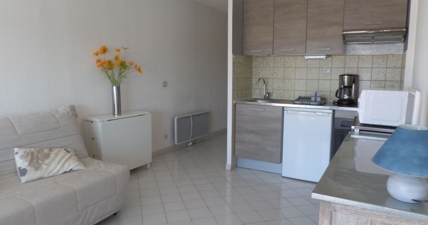 en location saisonnière Studio cabine Carnon