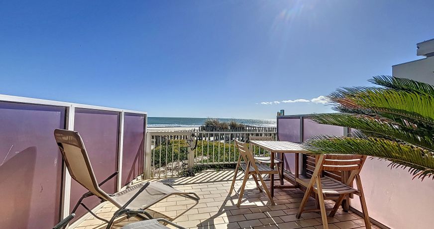 en location saisonnière Duplex Carnon