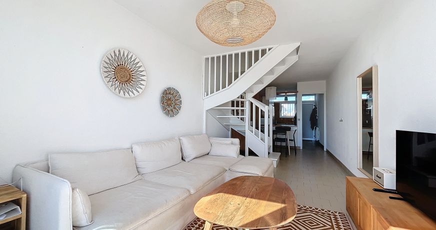 en location saisonnière Duplex Carnon