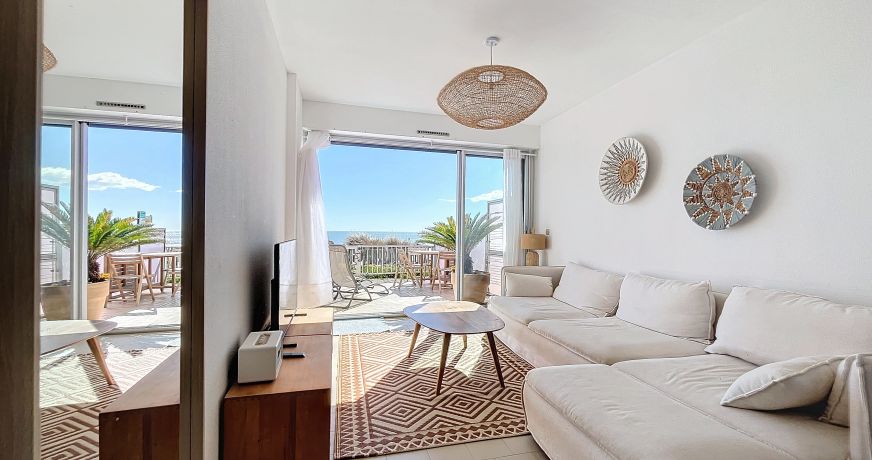en location saisonnière Duplex Carnon