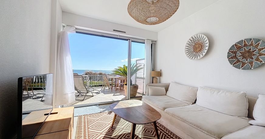 en location saisonnière Duplex Carnon