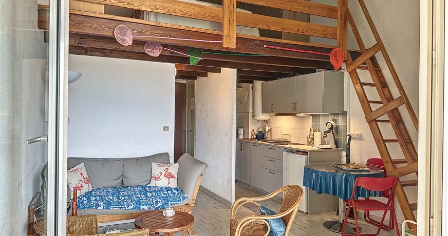 en location saisonnière Studio cabine Carnon