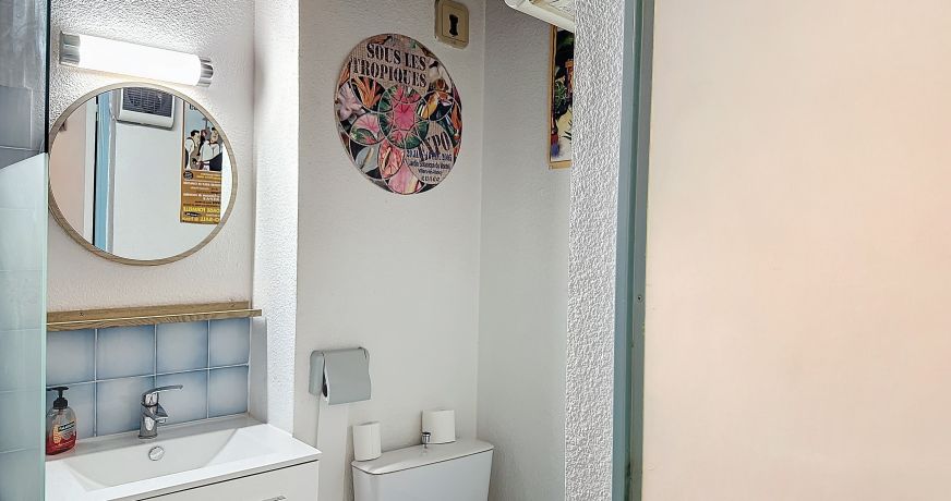 en location saisonnière Studio cabine Carnon