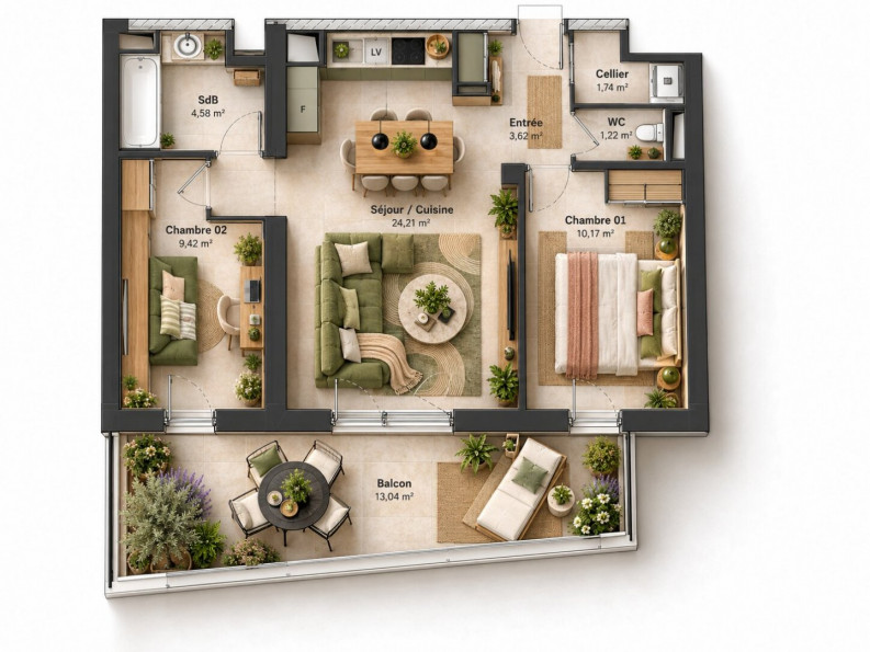 vente Appartement Sete - Photo 5