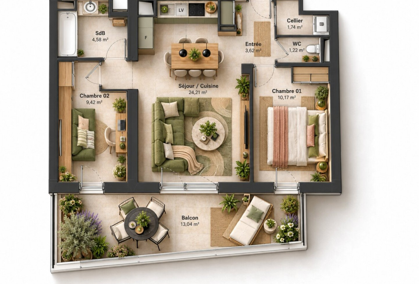 vente Appartement Sete - Photo 5