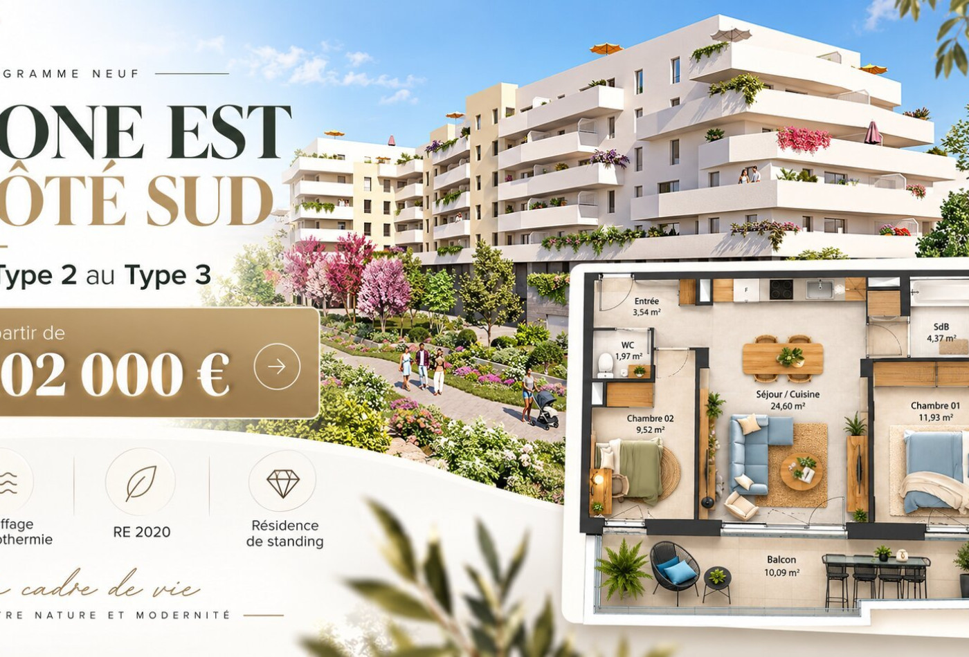 vente Appartement Sete - Photo 1
