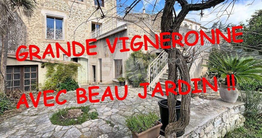 vente Maison vigneronne Gigean