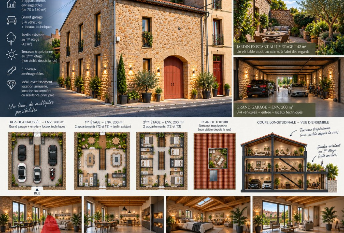 vente Remise en pierre Gabian - Photo 1