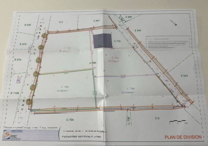 vente Terrain constructible Pouzolles