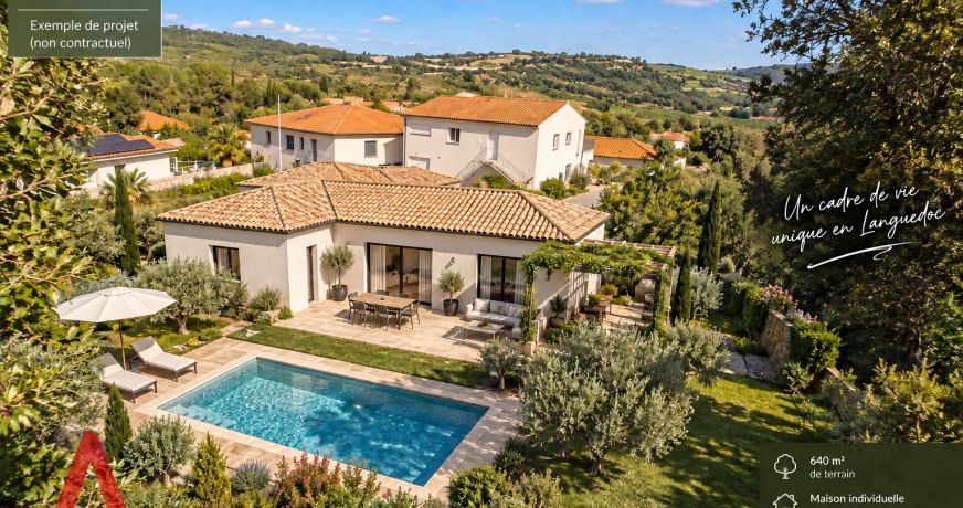 vente Terrain Gabian