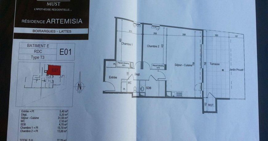 vente Appartement Lattes