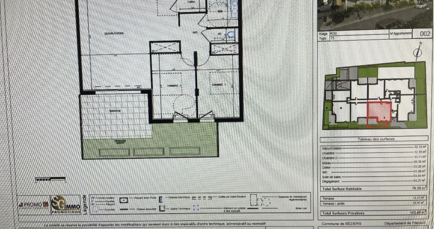 vente Appartement en résidence Beziers