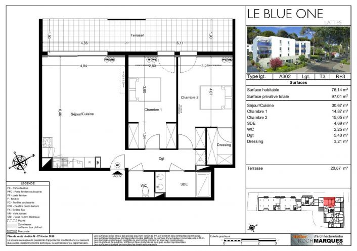 à louer Appartement Lattes