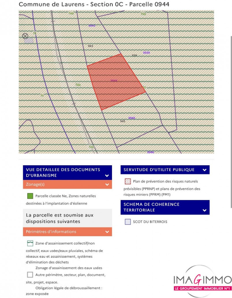 à vendre Terrain de loisir Laurens - Photo 4