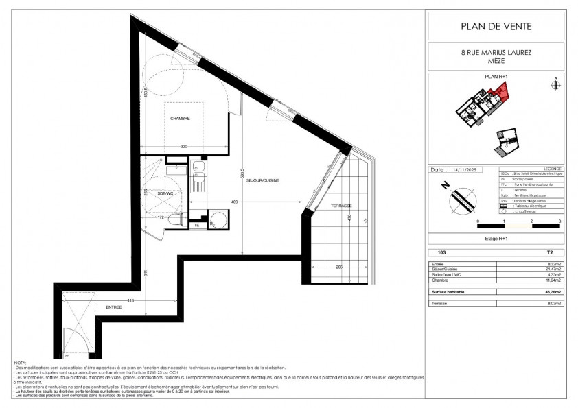 à vendre Appartement en frais réduits Meze - Photo 2