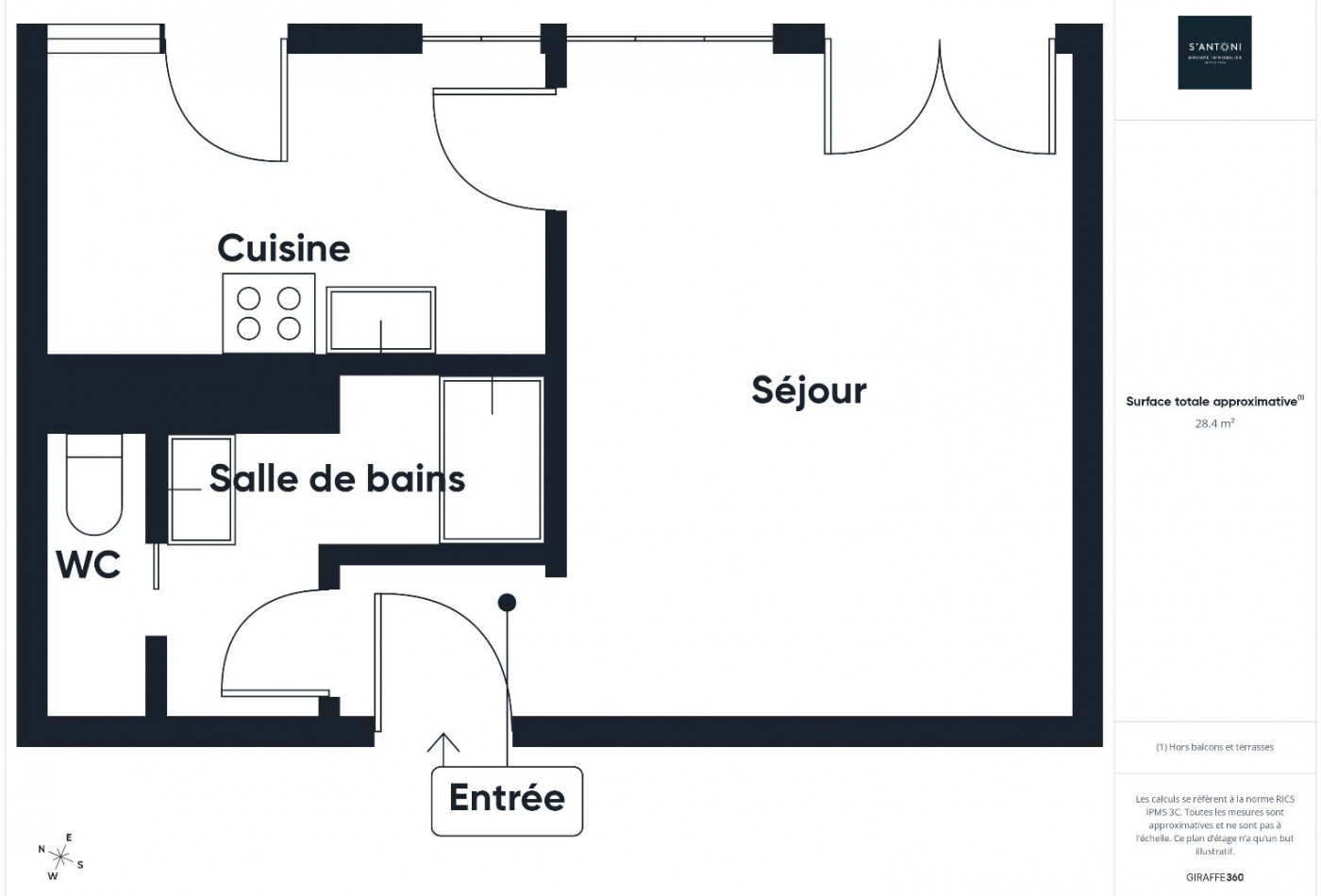 vente Studio Beziers - Photo 8