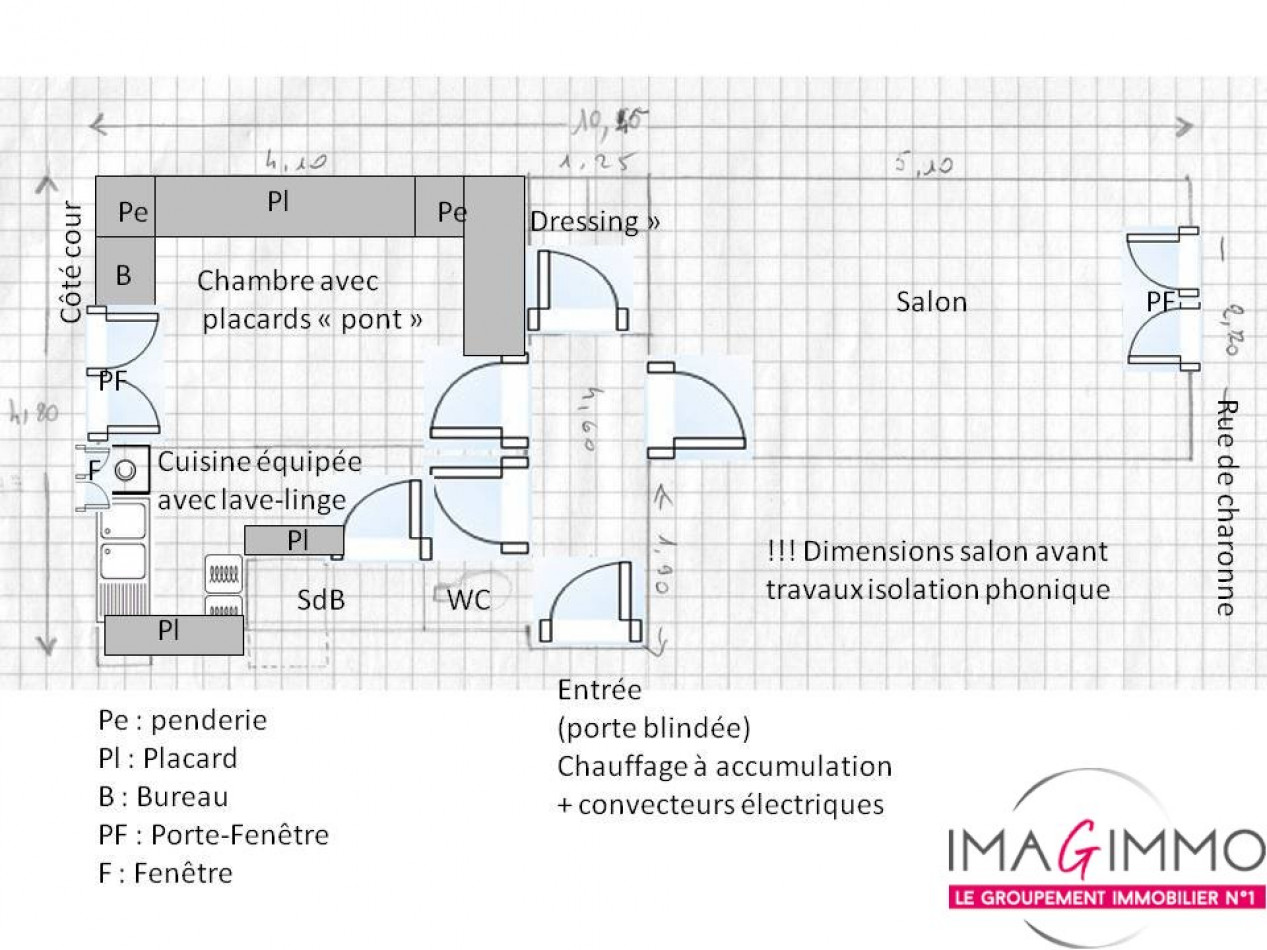 vente Appartement ancien Paris 11eme Arrondissement - Photo 3