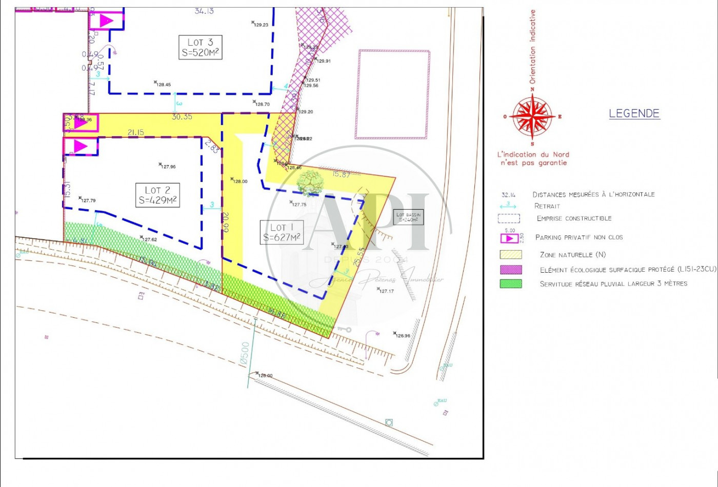 vente Terrain constructible Gabian - Photo 2