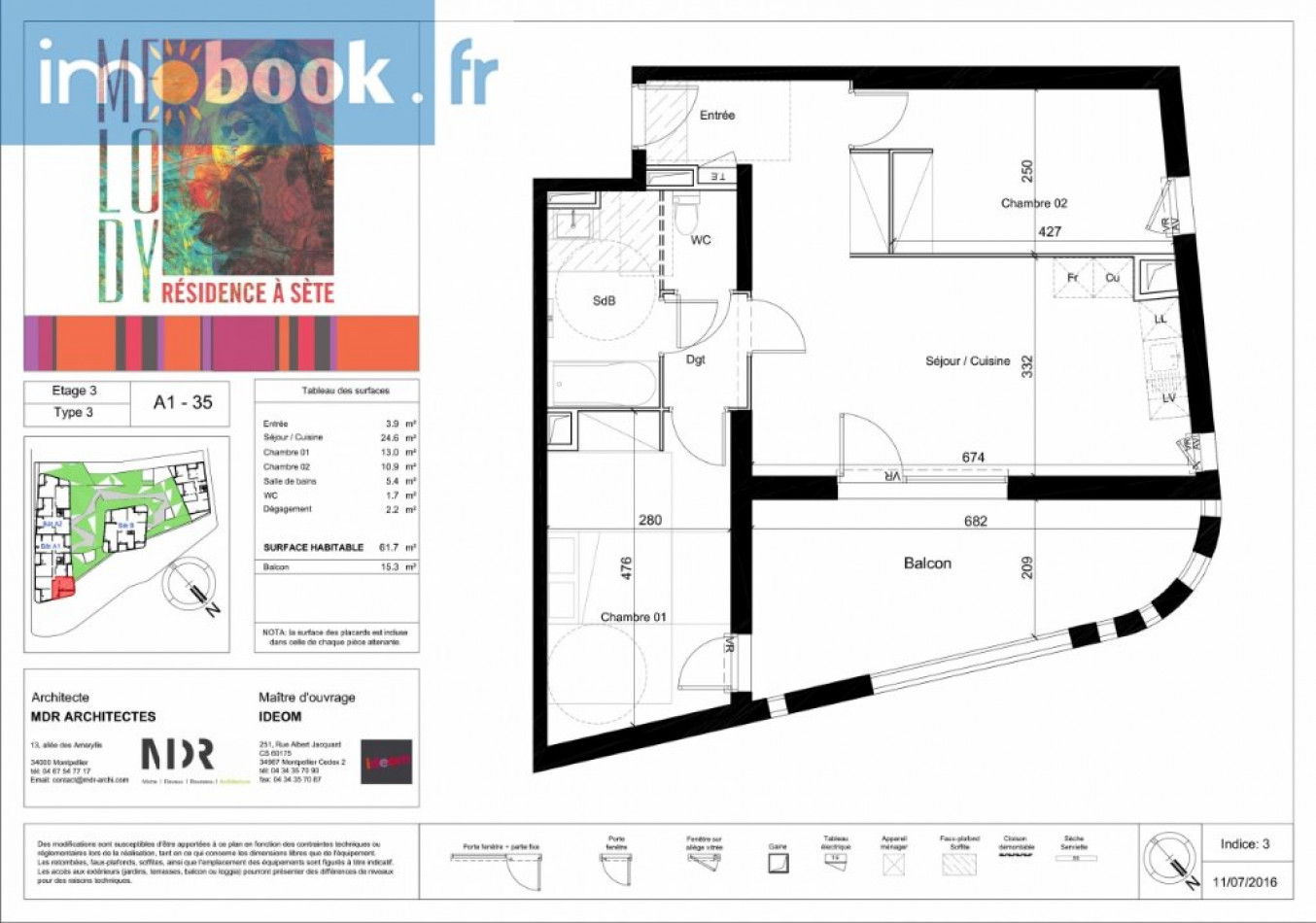 vente Appartement en frais réduits Sete - Photo 2