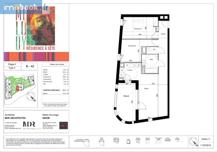 vente Appartement en frais réduits Sete