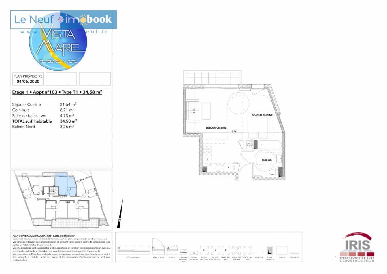 vente Appartement en frais réduits Sete - Photo 3