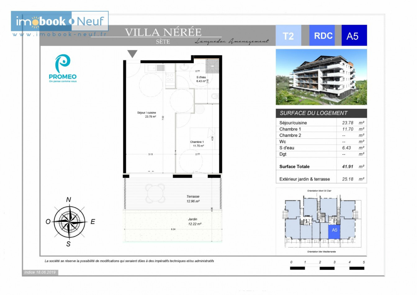 vente Appartement en frais réduits Sete - Photo 2