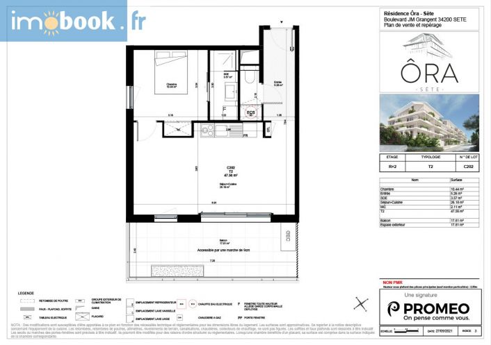 vente Appartement Sete