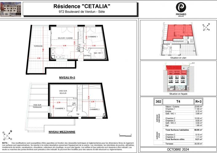 vente Appartement en frais réduits Sete
