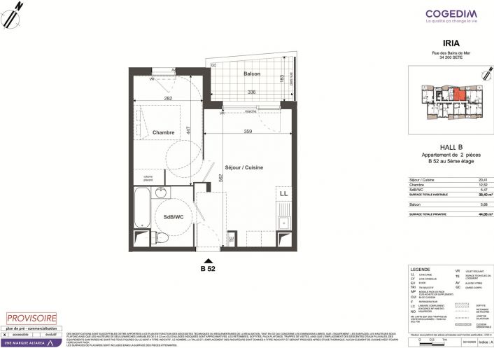 vente Appartement Sete