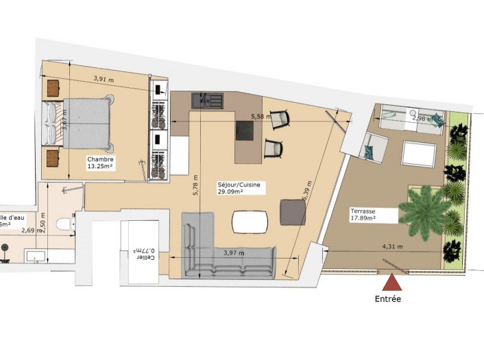 vente Appartement Sete