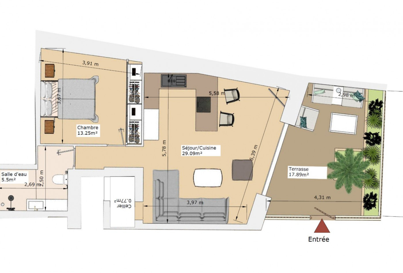 vente Appartement Sete - Photo 5