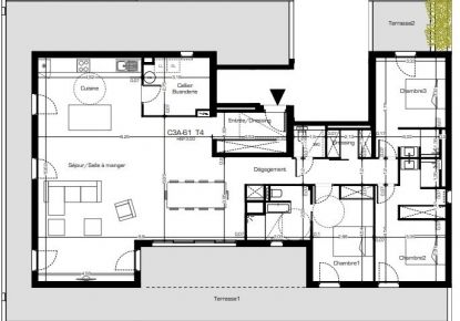 vente Villa sur toit Beziers