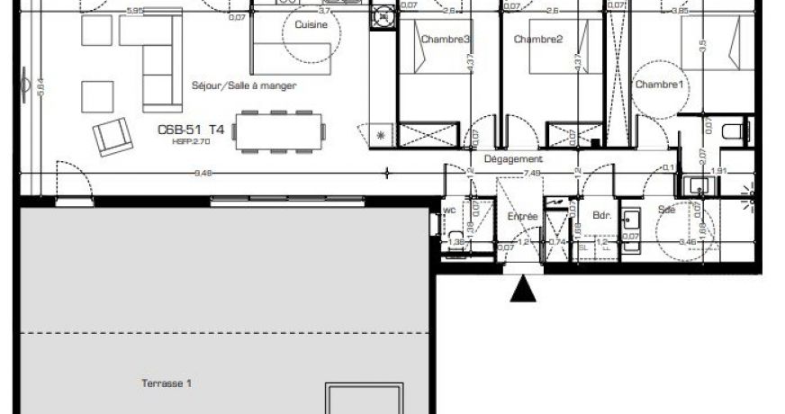 vente Villa sur toit Beziers