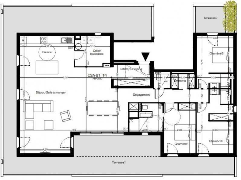 vente Villa sur toit Beziers - Photo 2