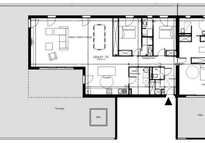 vente Villa sur toit Beziers