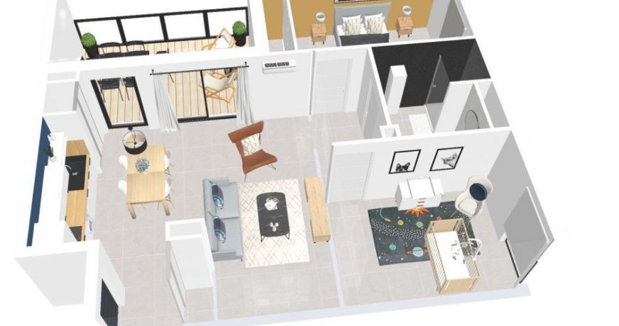 vente Appartement terrasse Beziers