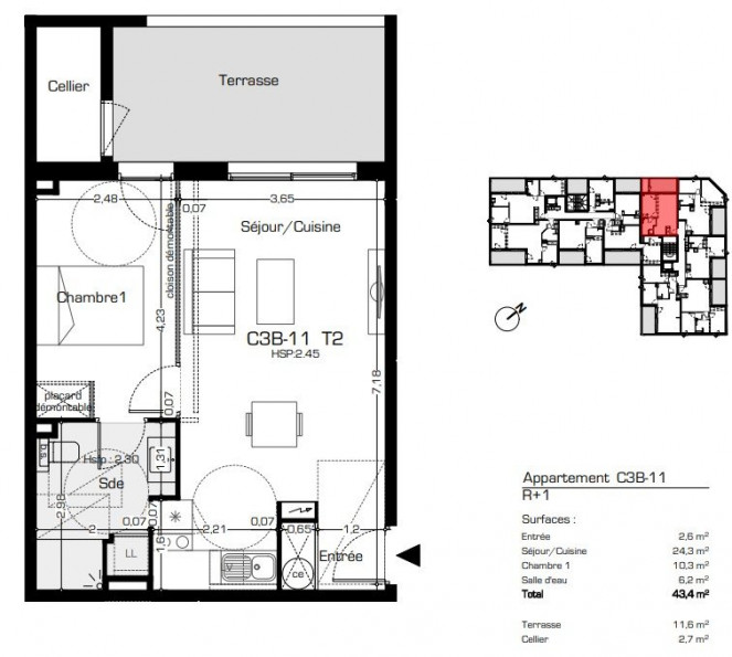 vente Appartement terrasse Beziers - Photo 1