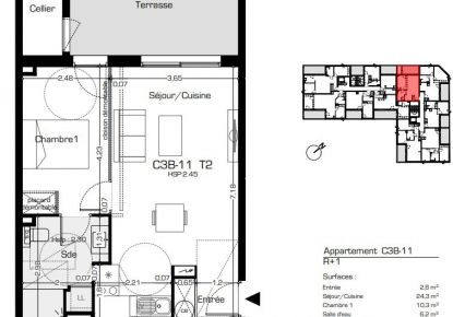 vente Appartement terrasse Beziers