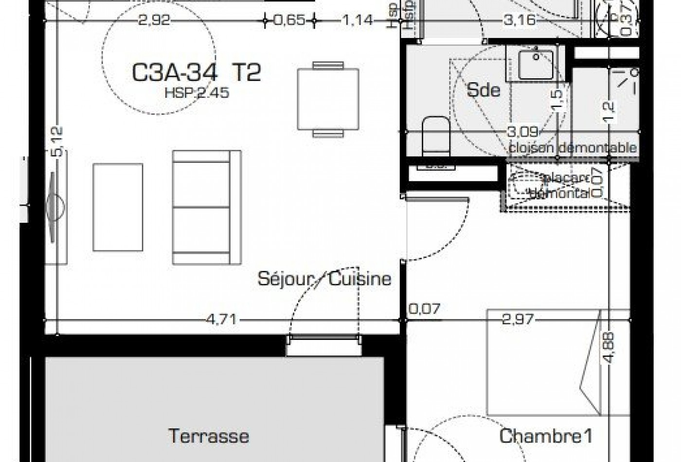 vente Appartement terrasse Beziers - Photo 1