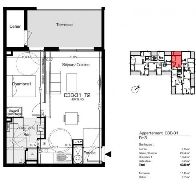 vente Appartement terrasse Beziers - Photo 3