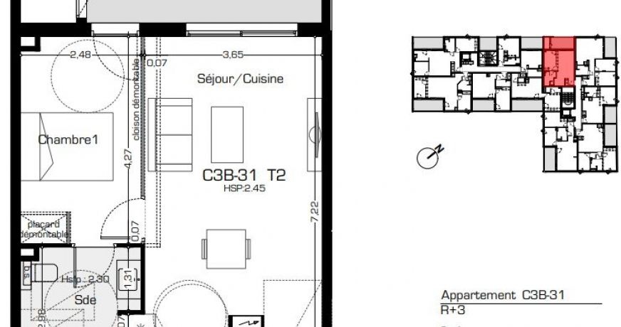 vente Appartement terrasse Beziers