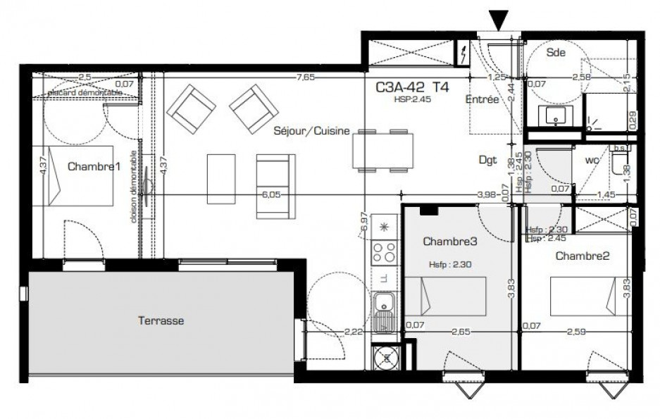 vente Appartement terrasse Beziers - Photo 2