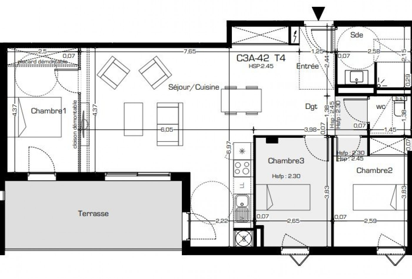 vente Appartement terrasse Beziers - Photo 2