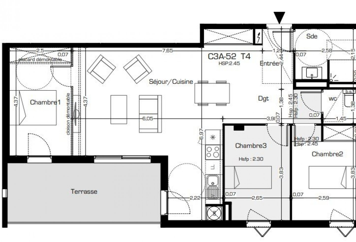 vente Appartement terrasse Beziers - Photo 1