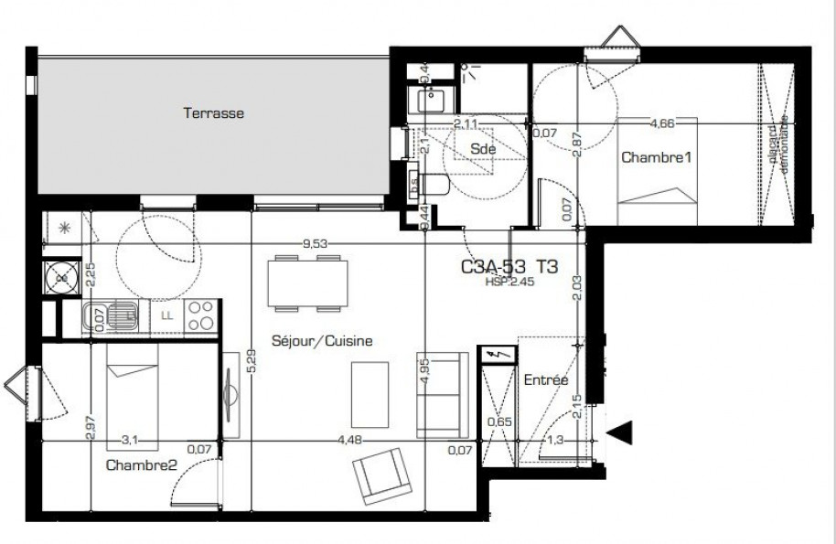 vente Appartement terrasse Beziers - Photo 2