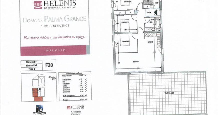 vente Appartement terrasse Mauguio