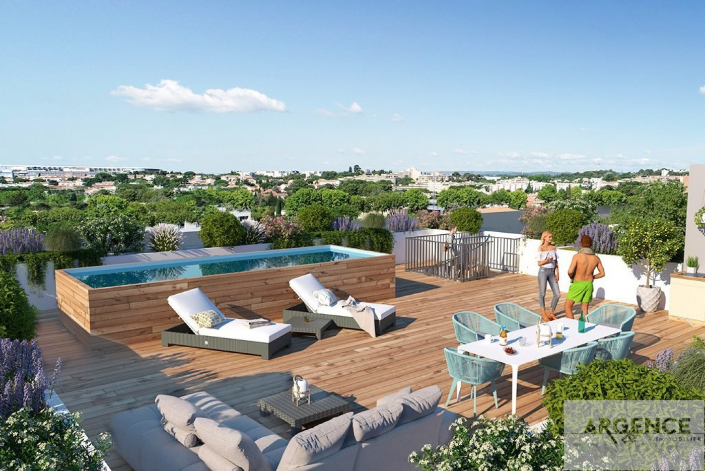 sale Villa sur toit Montpellier - Photo 2